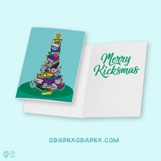 Merry Kicksmas Greeting Card