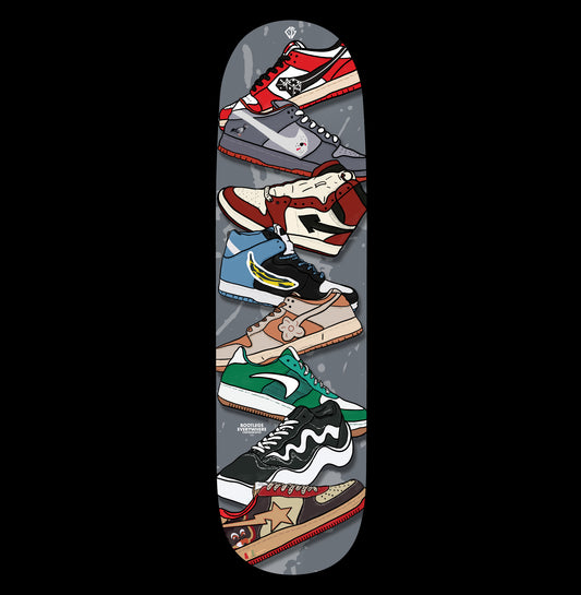Bootlegs Everywhere  - Art Deck Skateboard